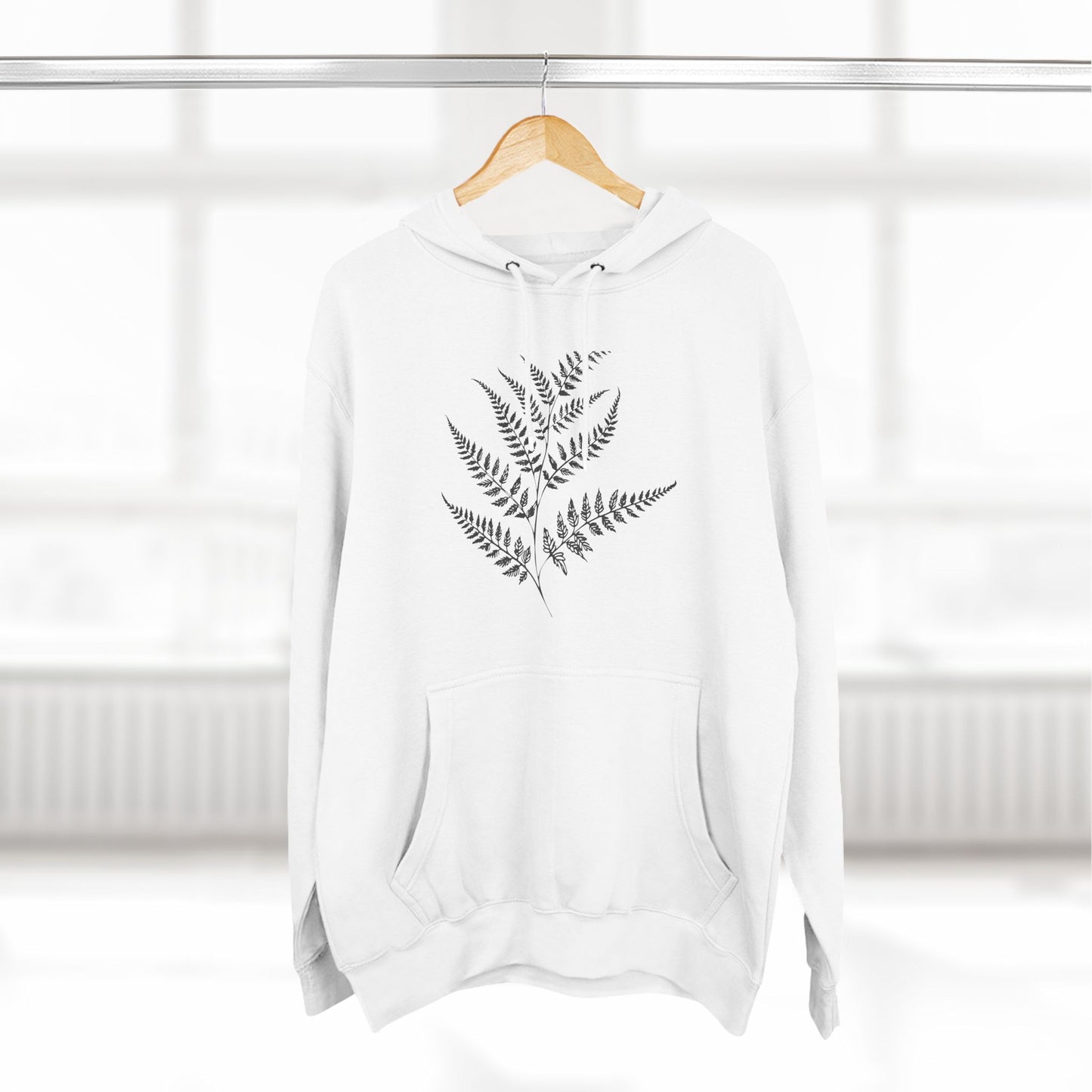 Minimalist Fern Hoodie (Unisex)