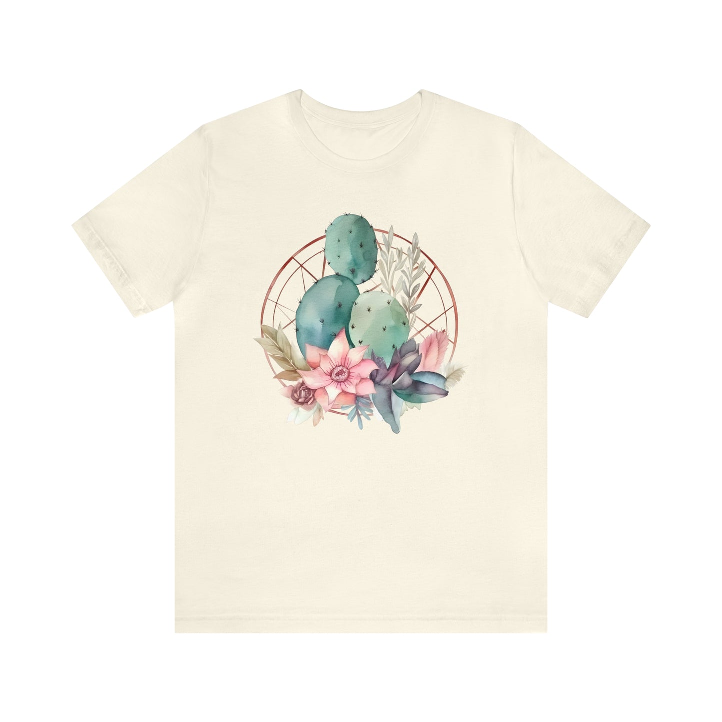 Watercolor Cactus Tee (Unisex)