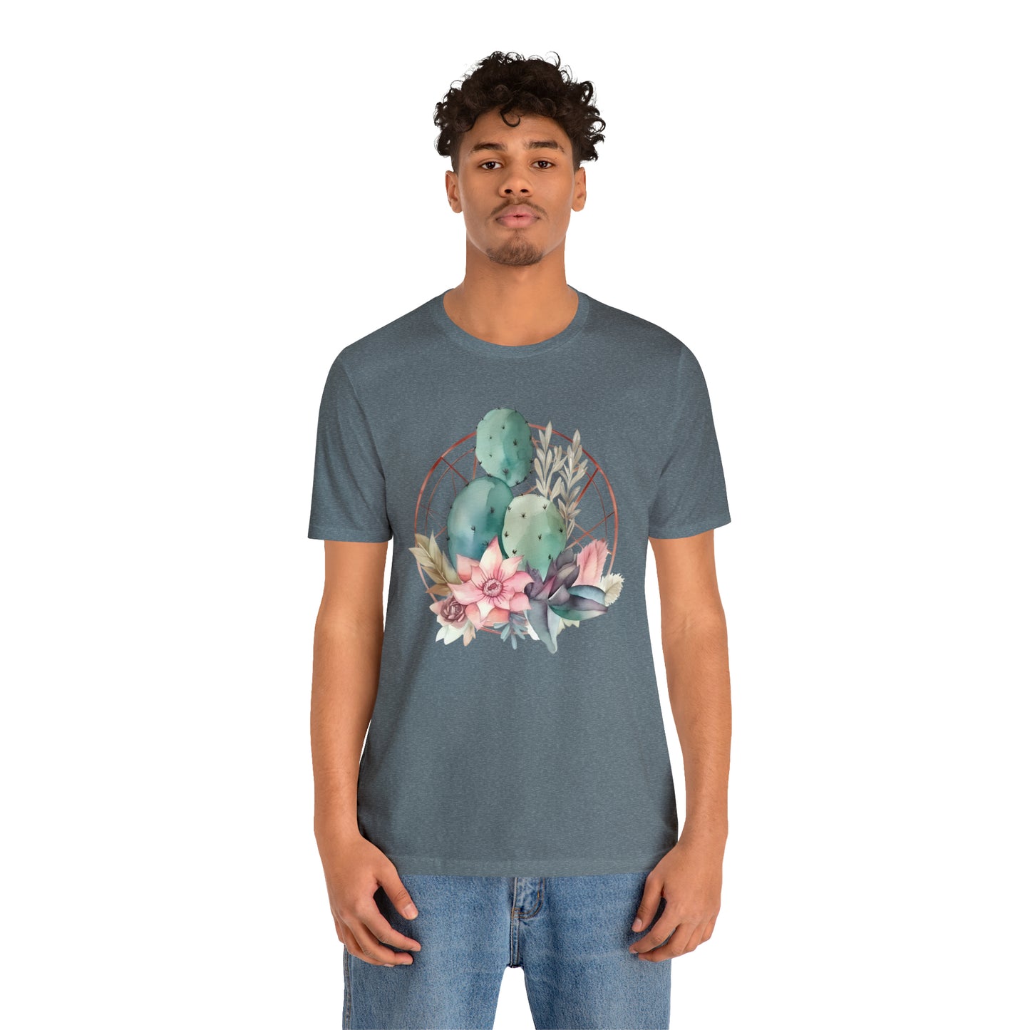 Watercolor Cactus Tee (Unisex)
