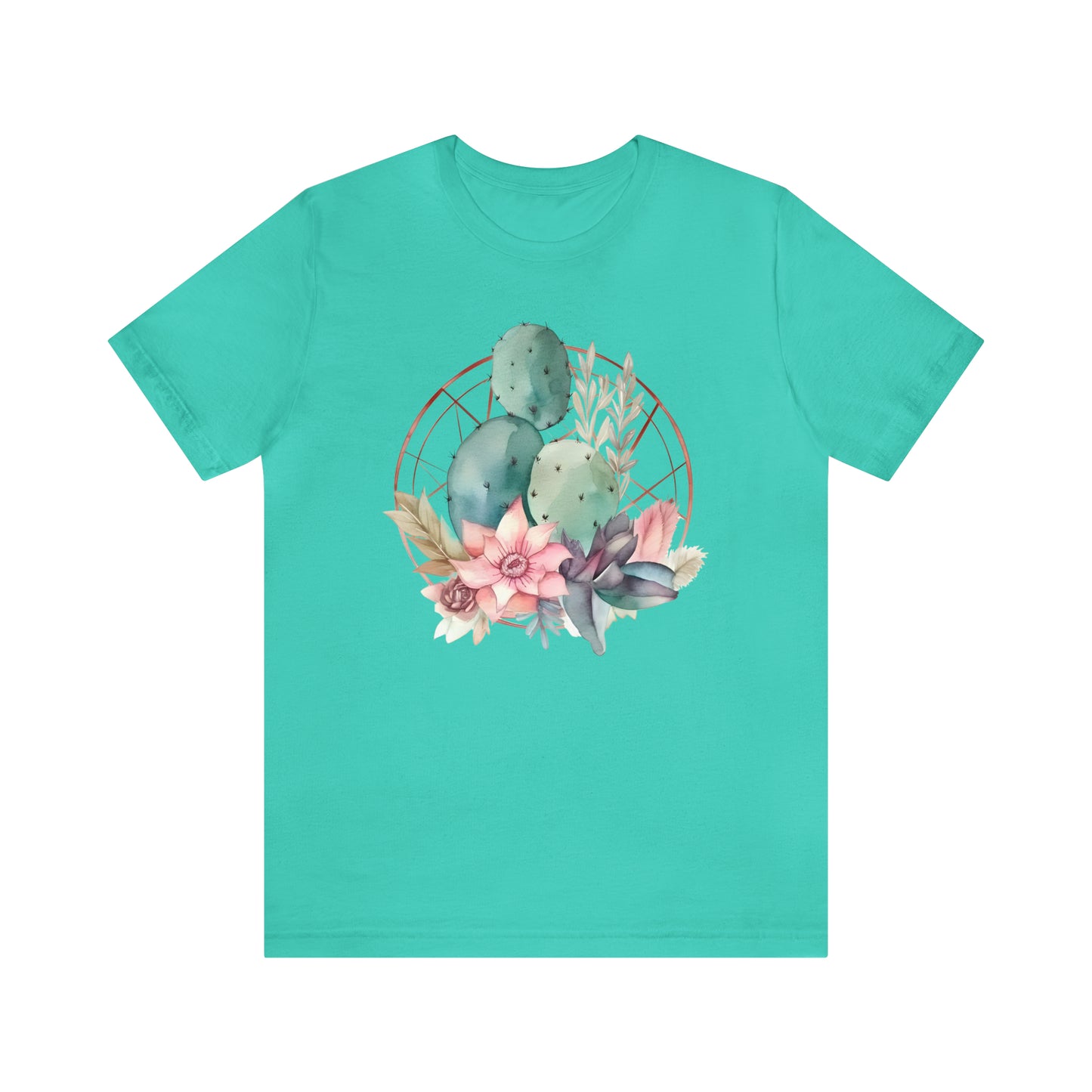Watercolor Cactus Tee (Unisex)