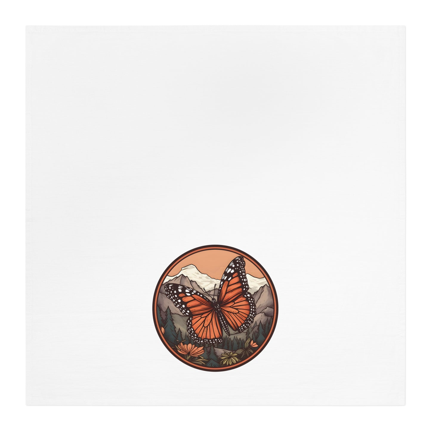 Monarch Butterfly Tea Towel