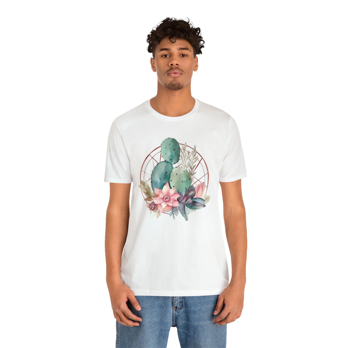 Watercolor Cactus Tee (Unisex)