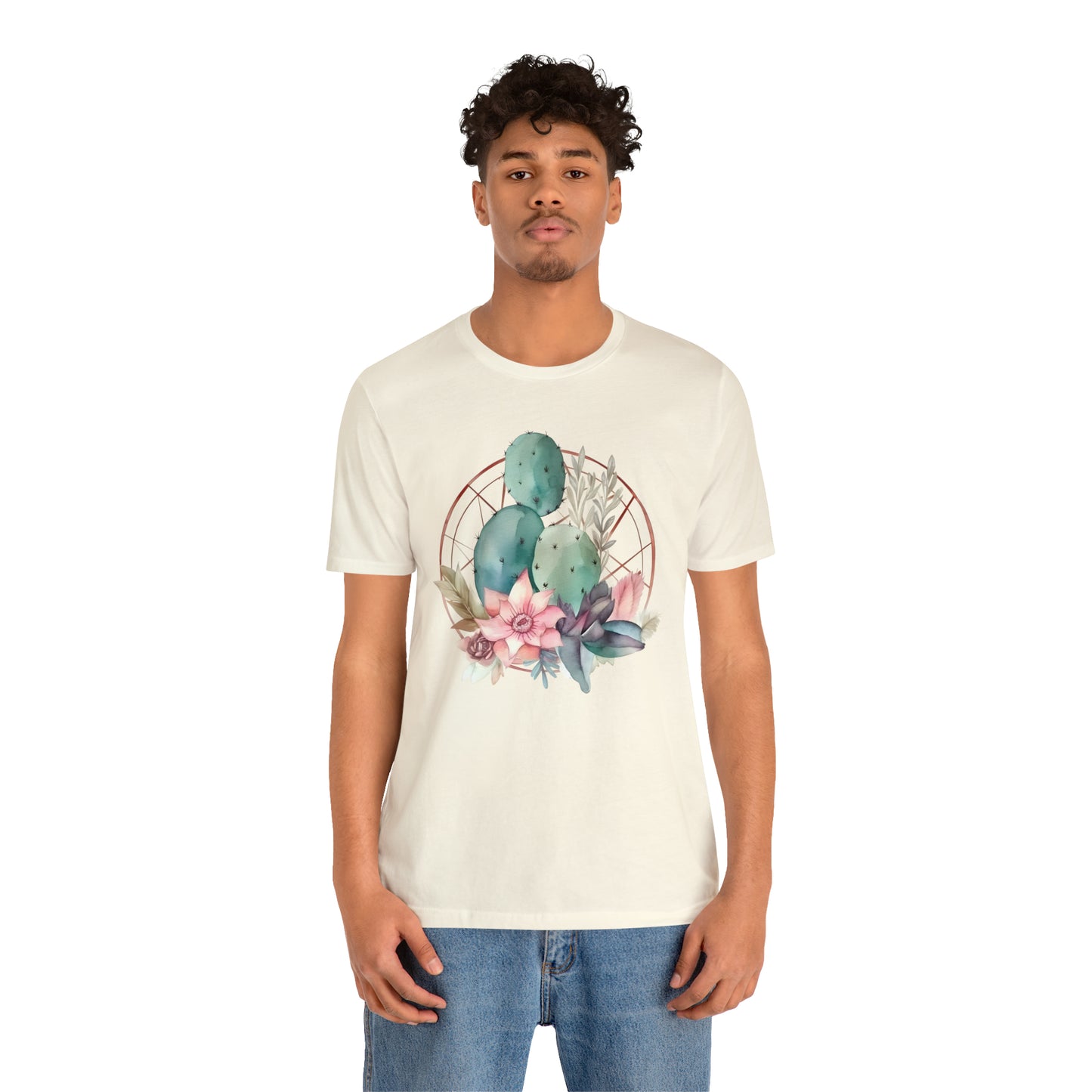 Watercolor Cactus Tee (Unisex)