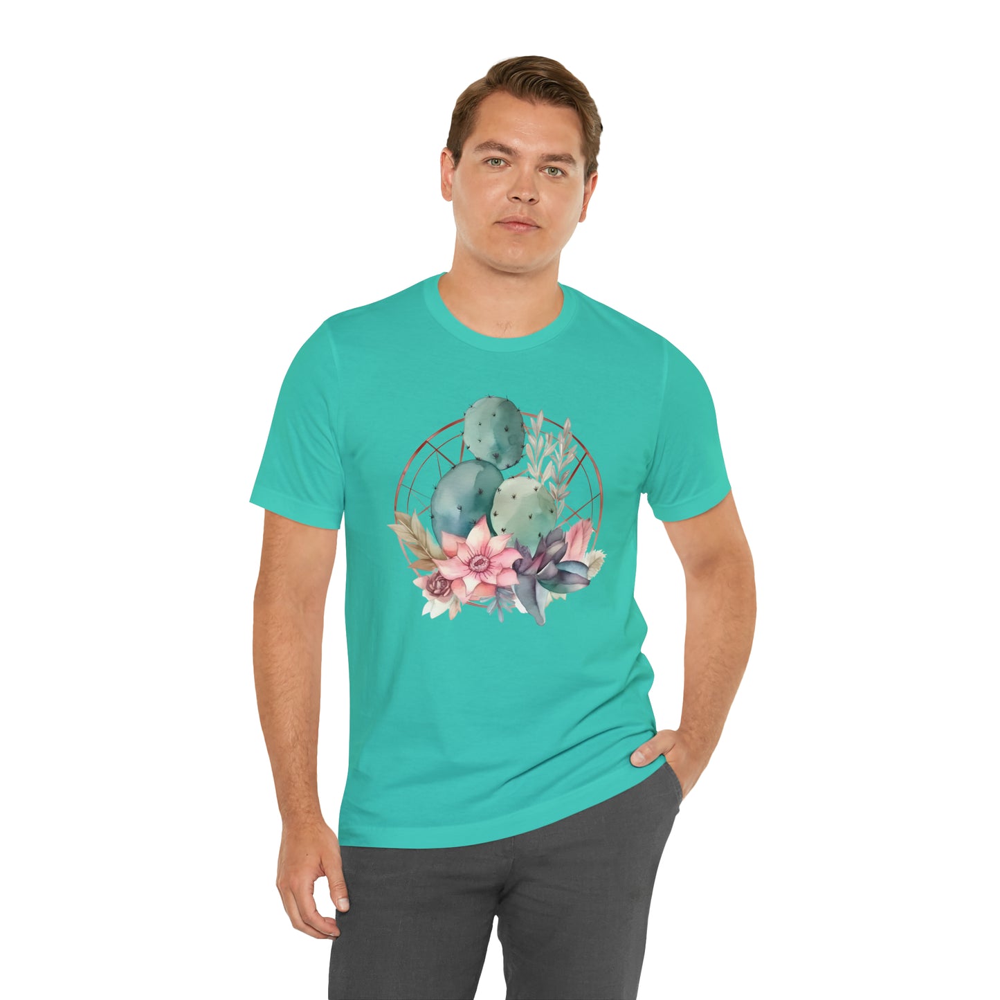 Watercolor Cactus Tee (Unisex)