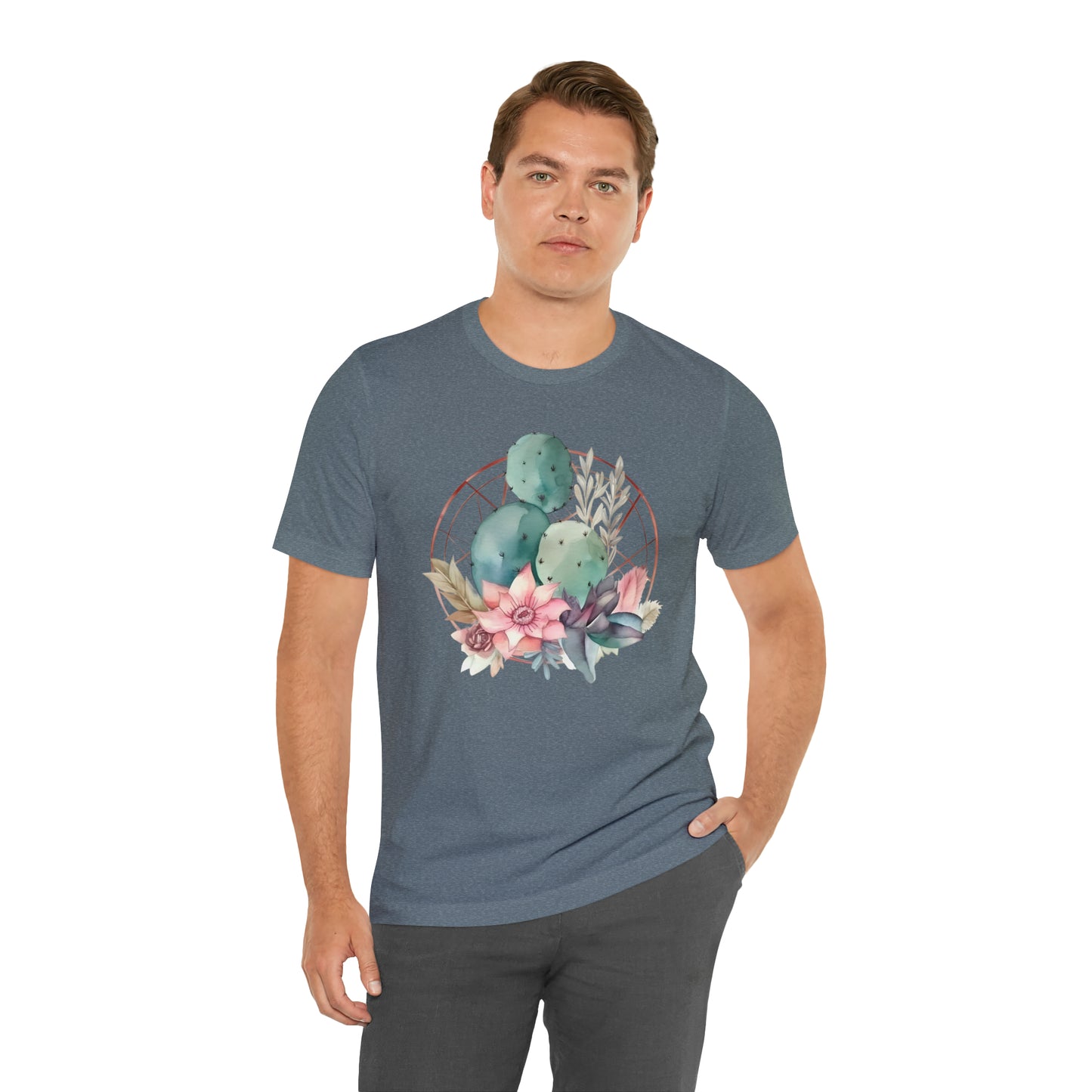 Watercolor Cactus Tee (Unisex)