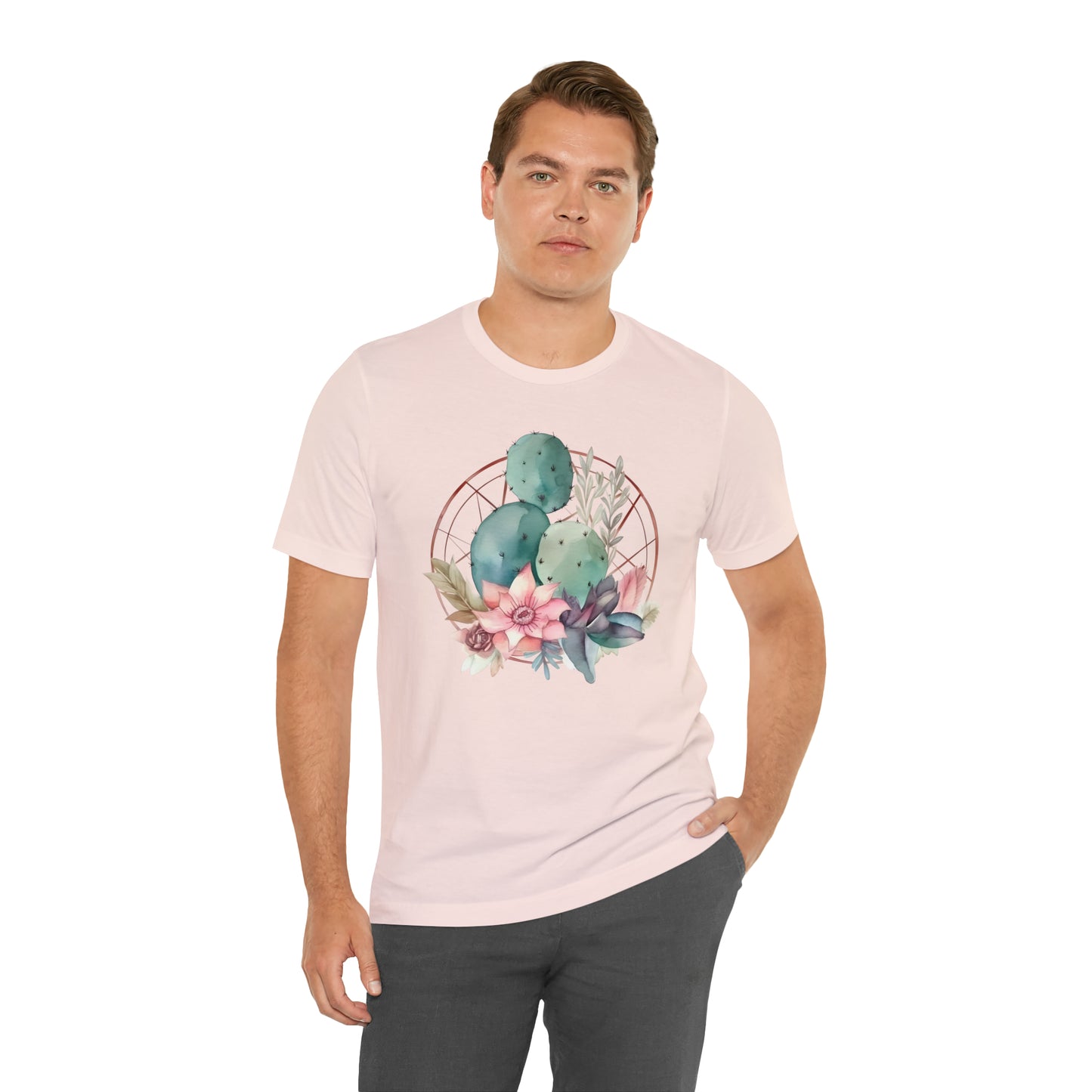 Watercolor Cactus Tee (Unisex)