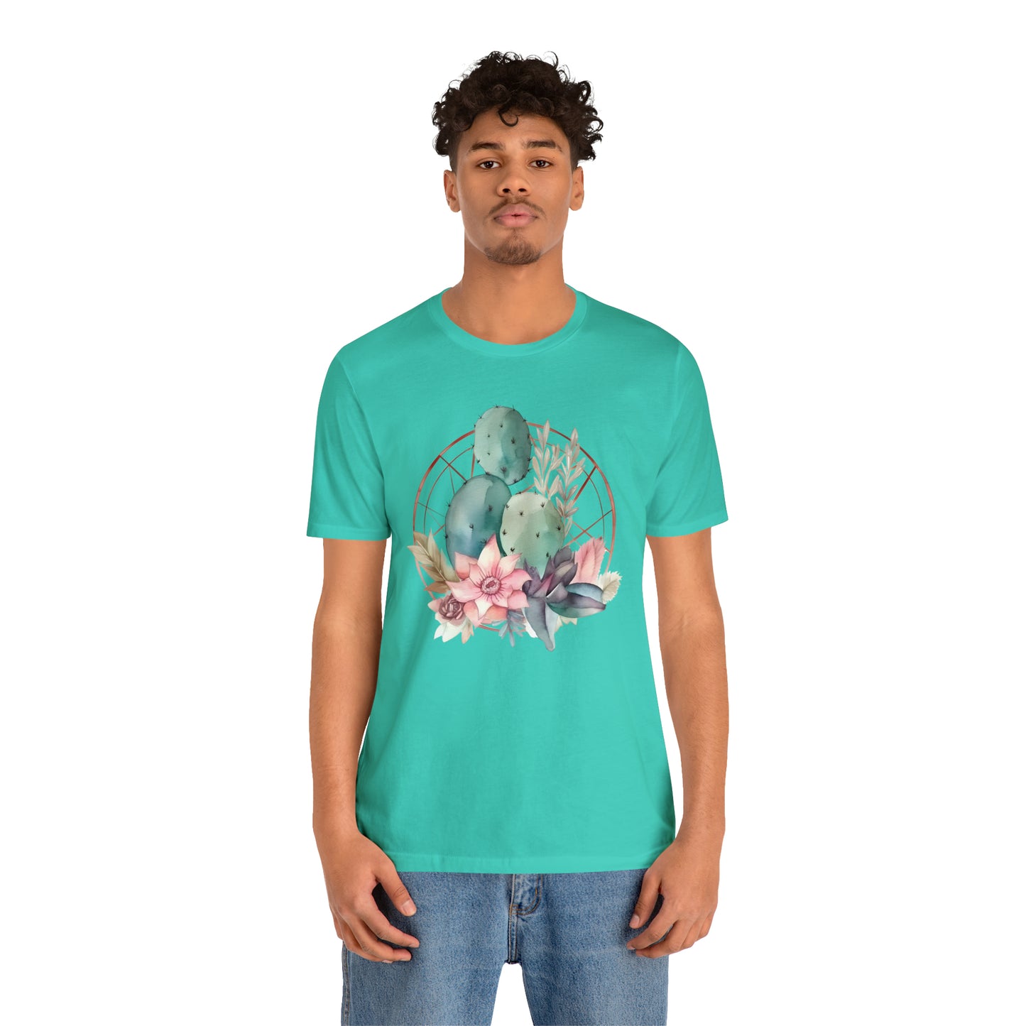 Watercolor Cactus Tee (Unisex)