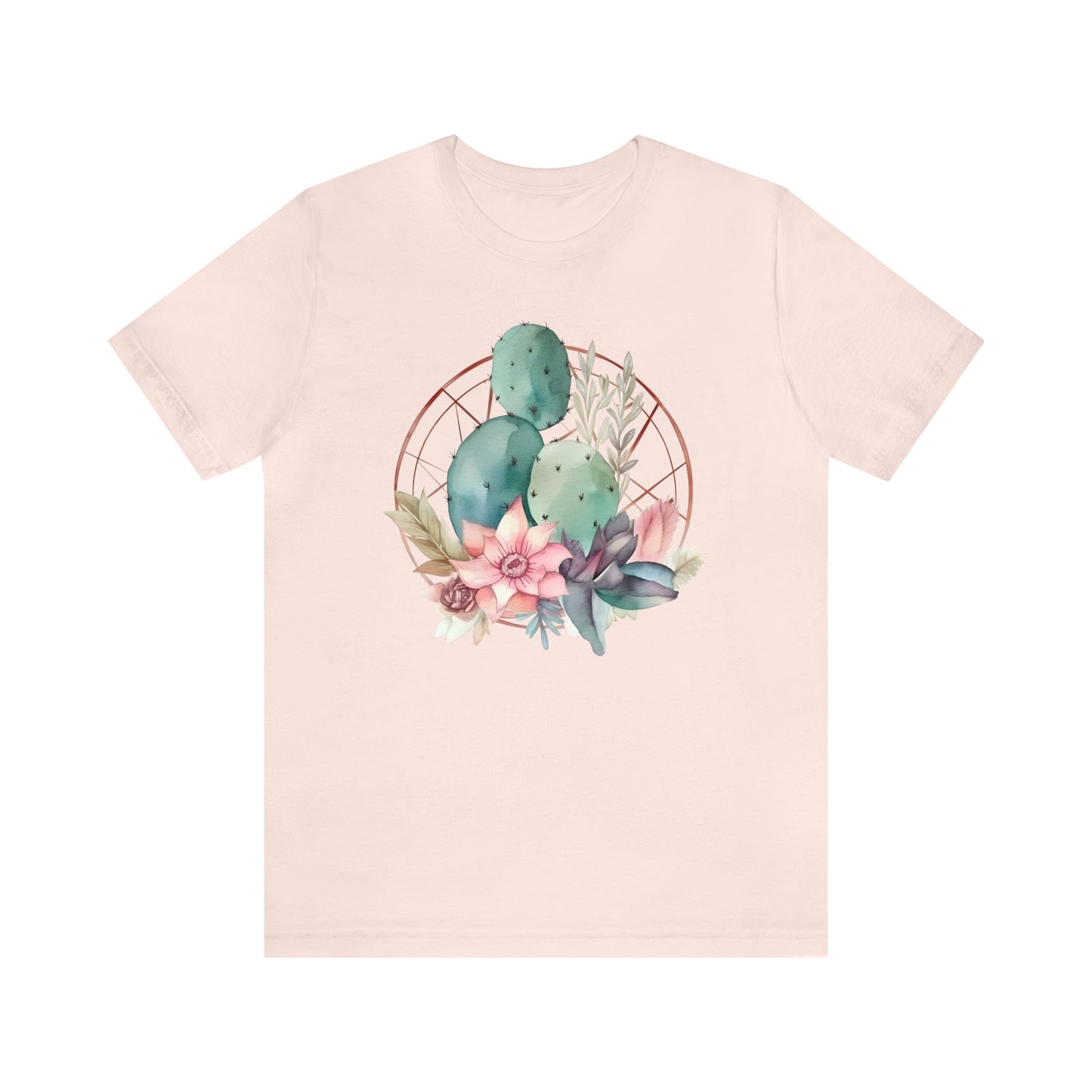 Watercolor Cactus Tee (Unisex)