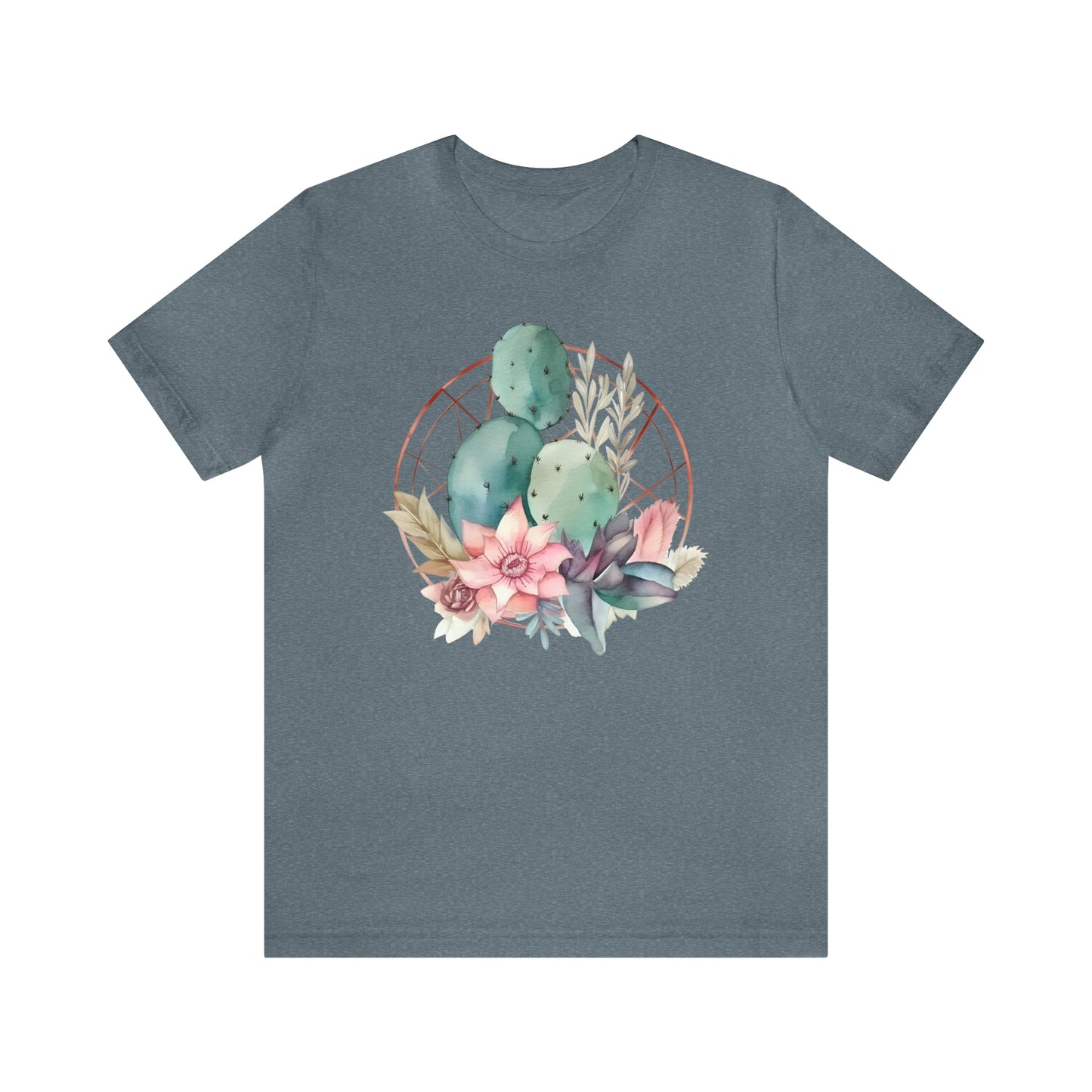 Watercolor Cactus Tee (Unisex)