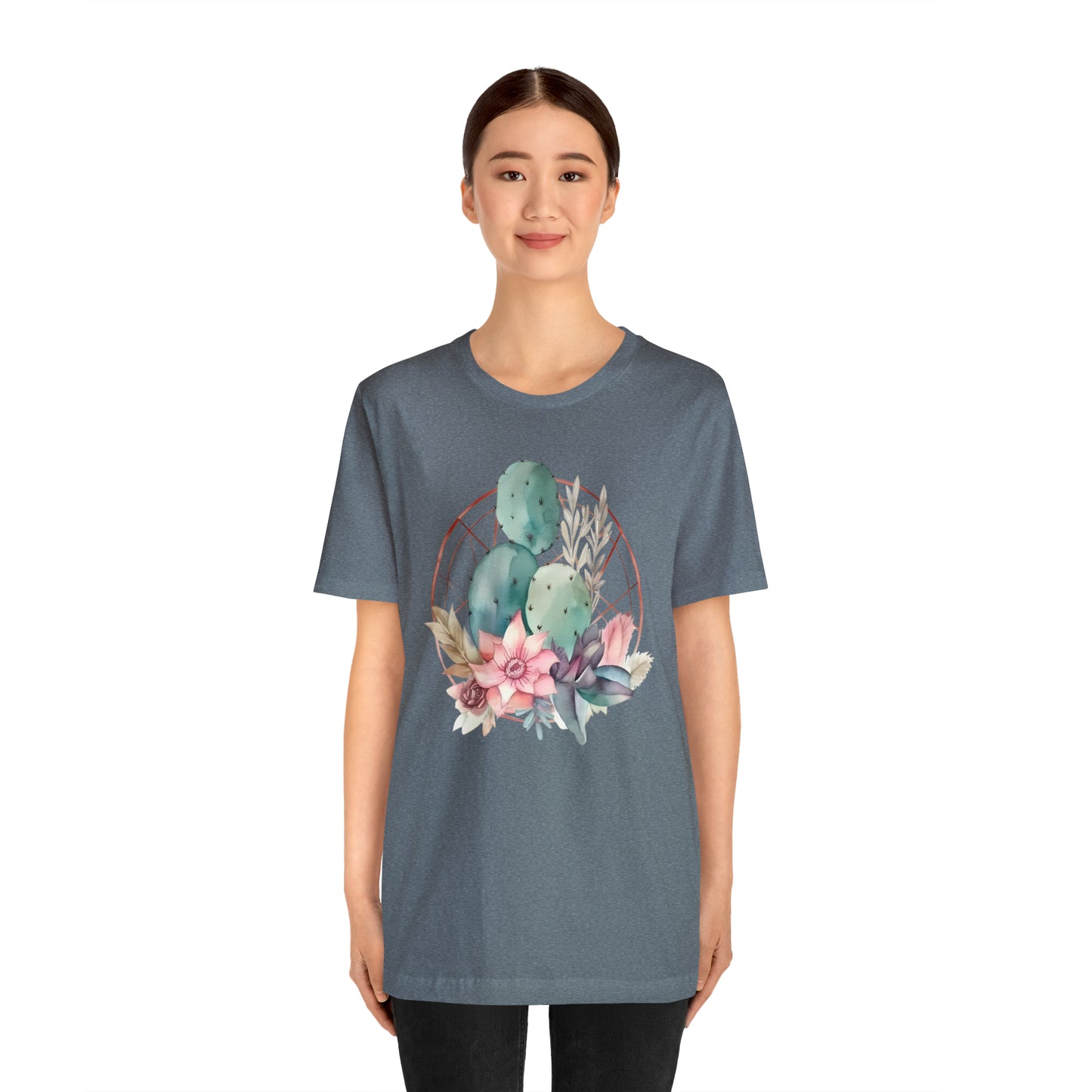 Watercolor Cactus Tee (Unisex)