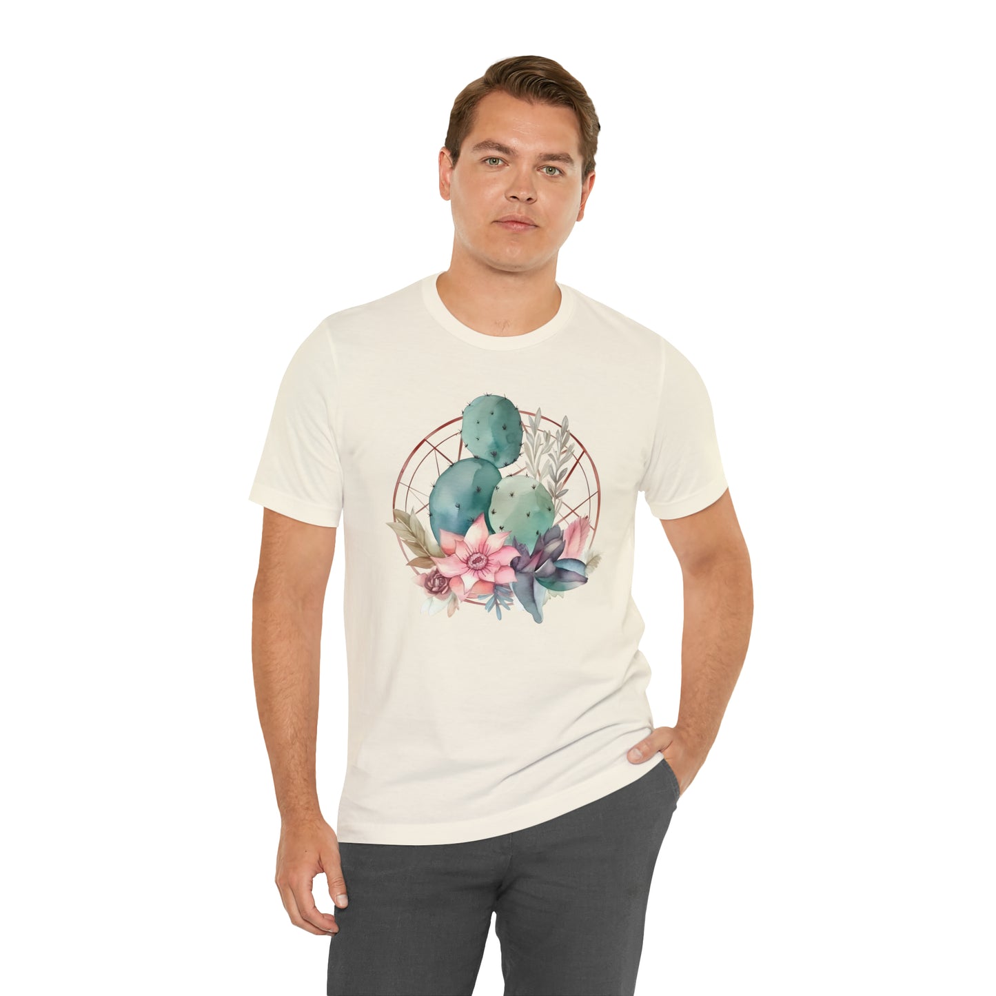 Watercolor Cactus Tee (Unisex)