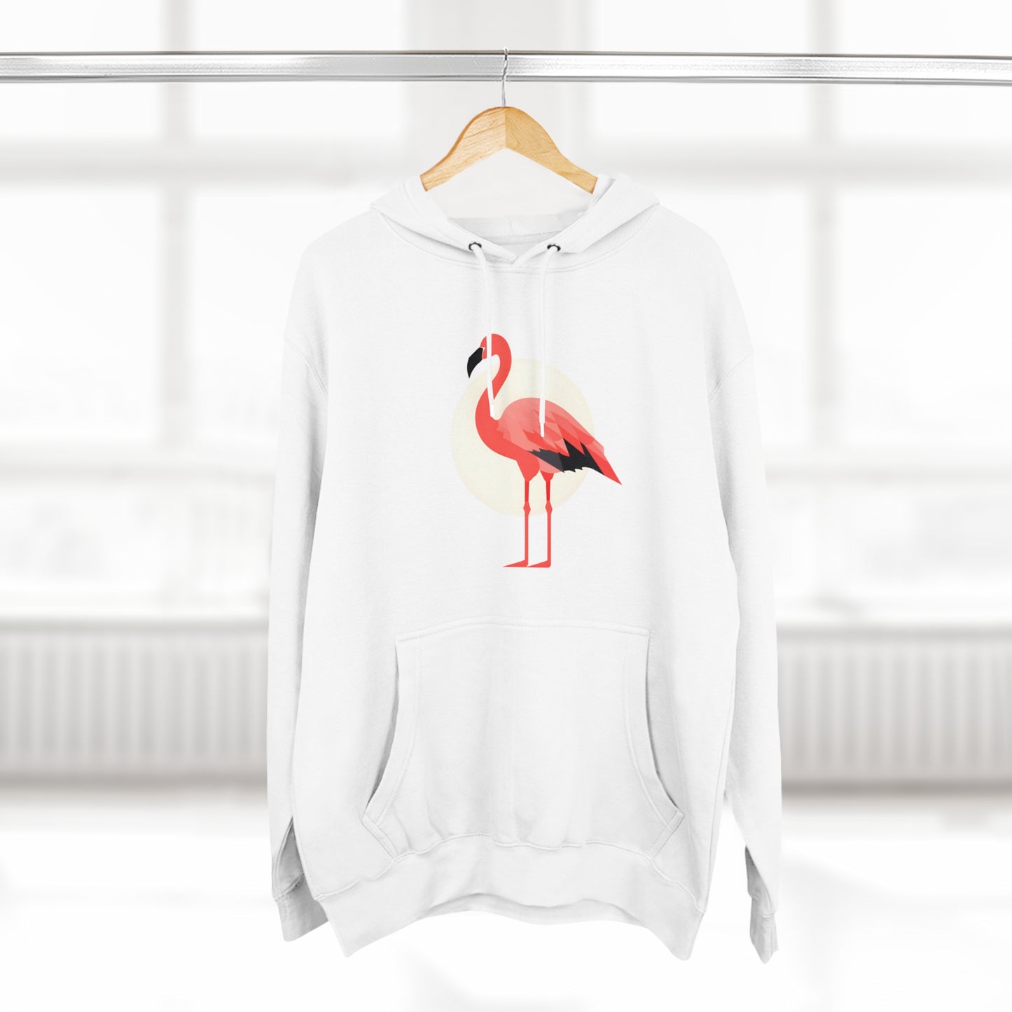 Flamingo and Moon Hoodie (Unisex)