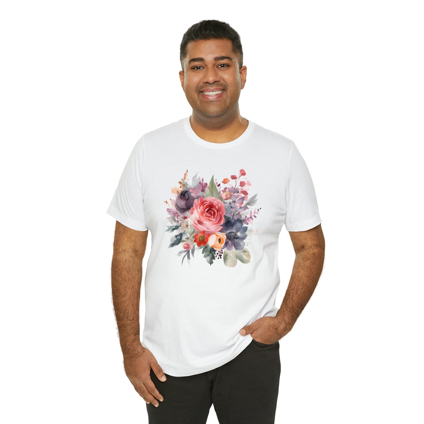 Watercolor Florals Tee (Unisex)
