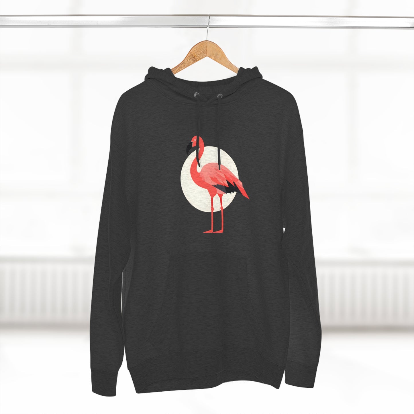Flamingo and Moon Hoodie (Unisex)