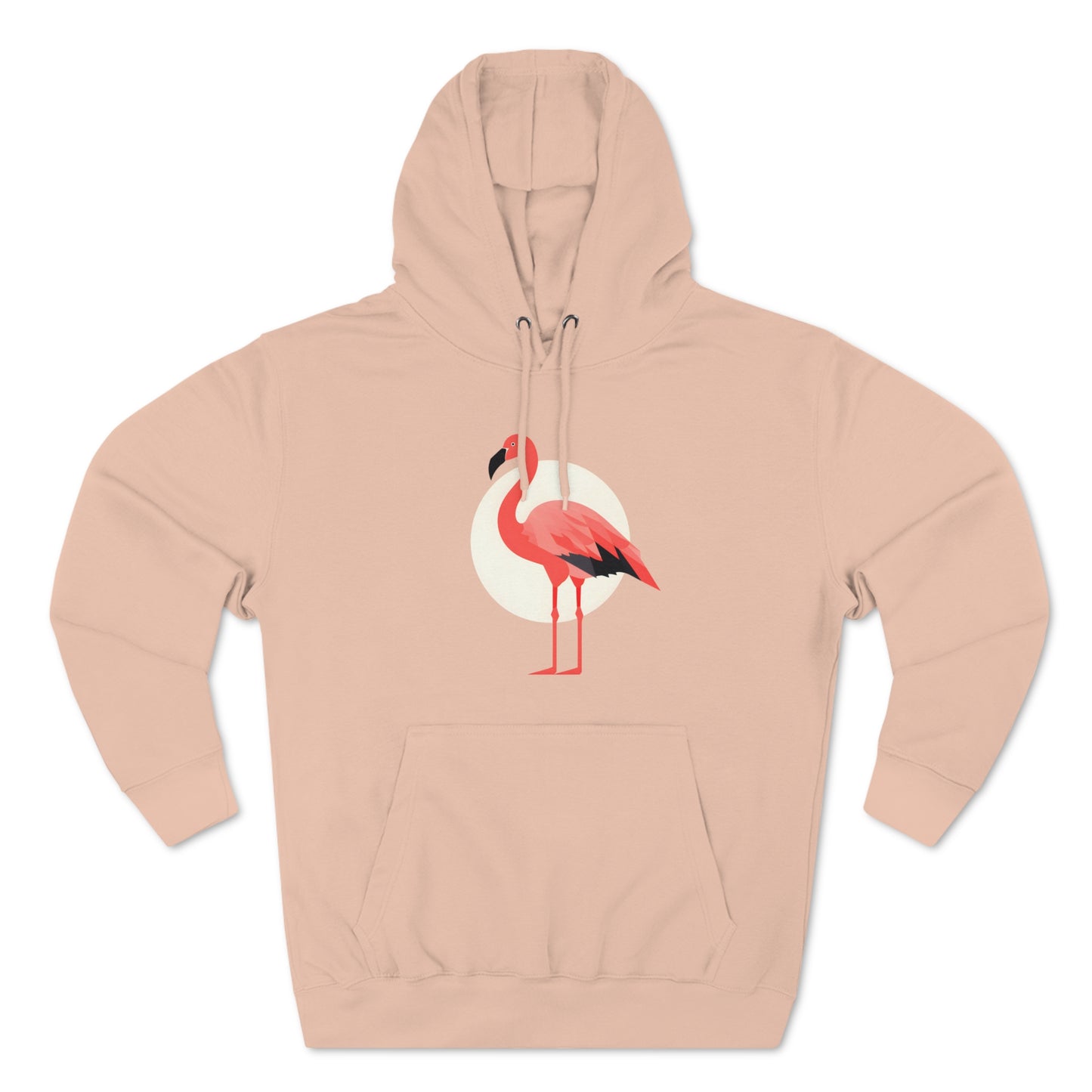 Flamingo and Moon Hoodie (Unisex)