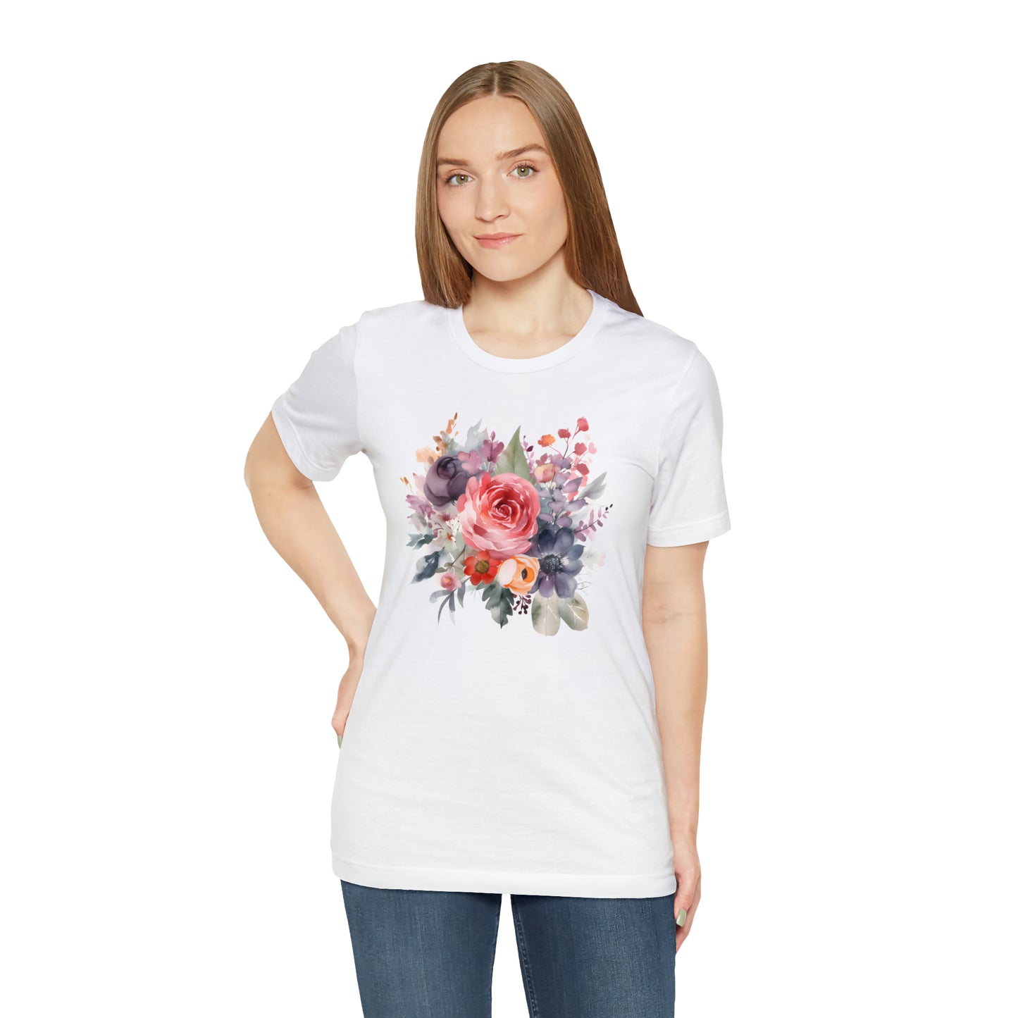 Watercolor Florals Tee (Unisex)
