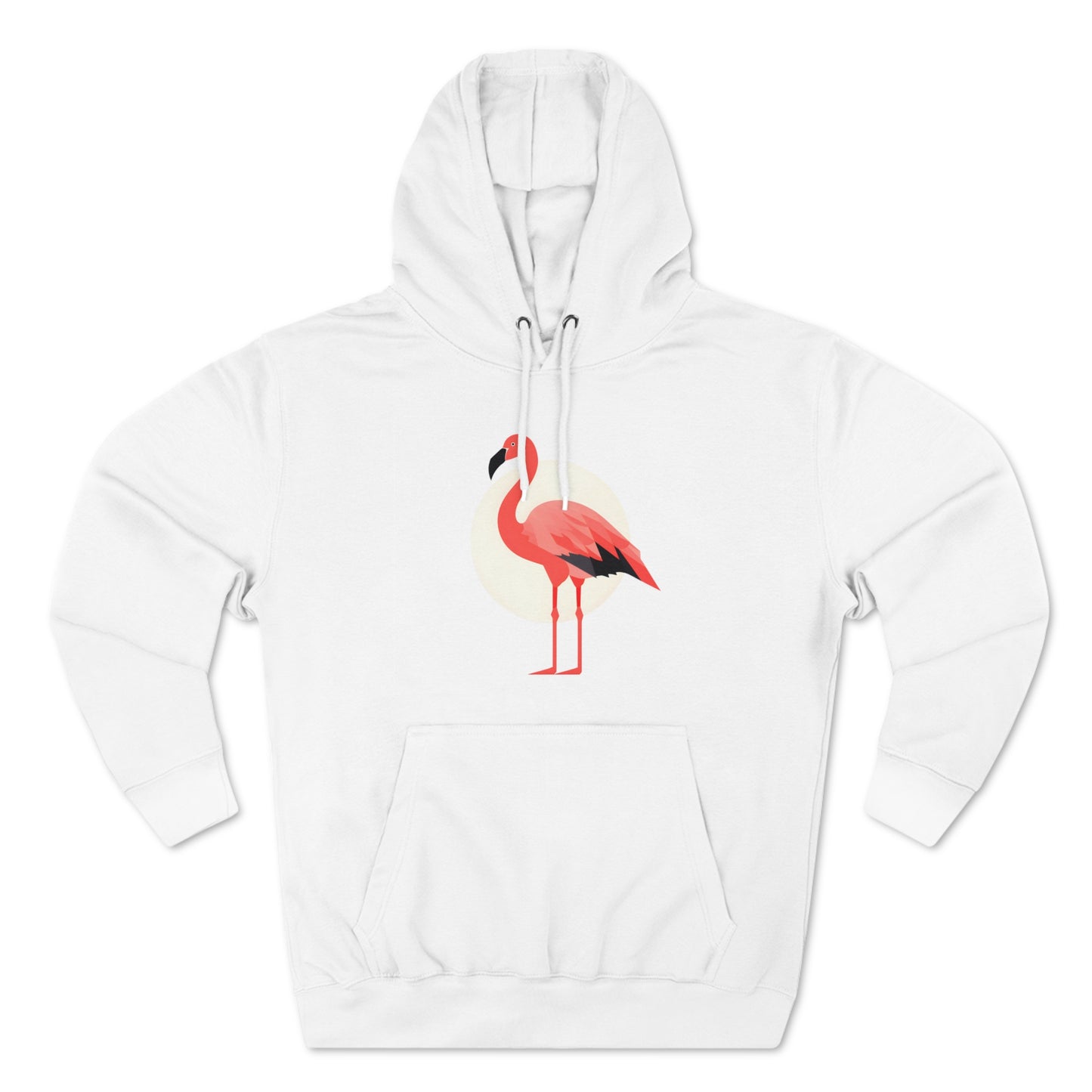 Flamingo and Moon Hoodie (Unisex)