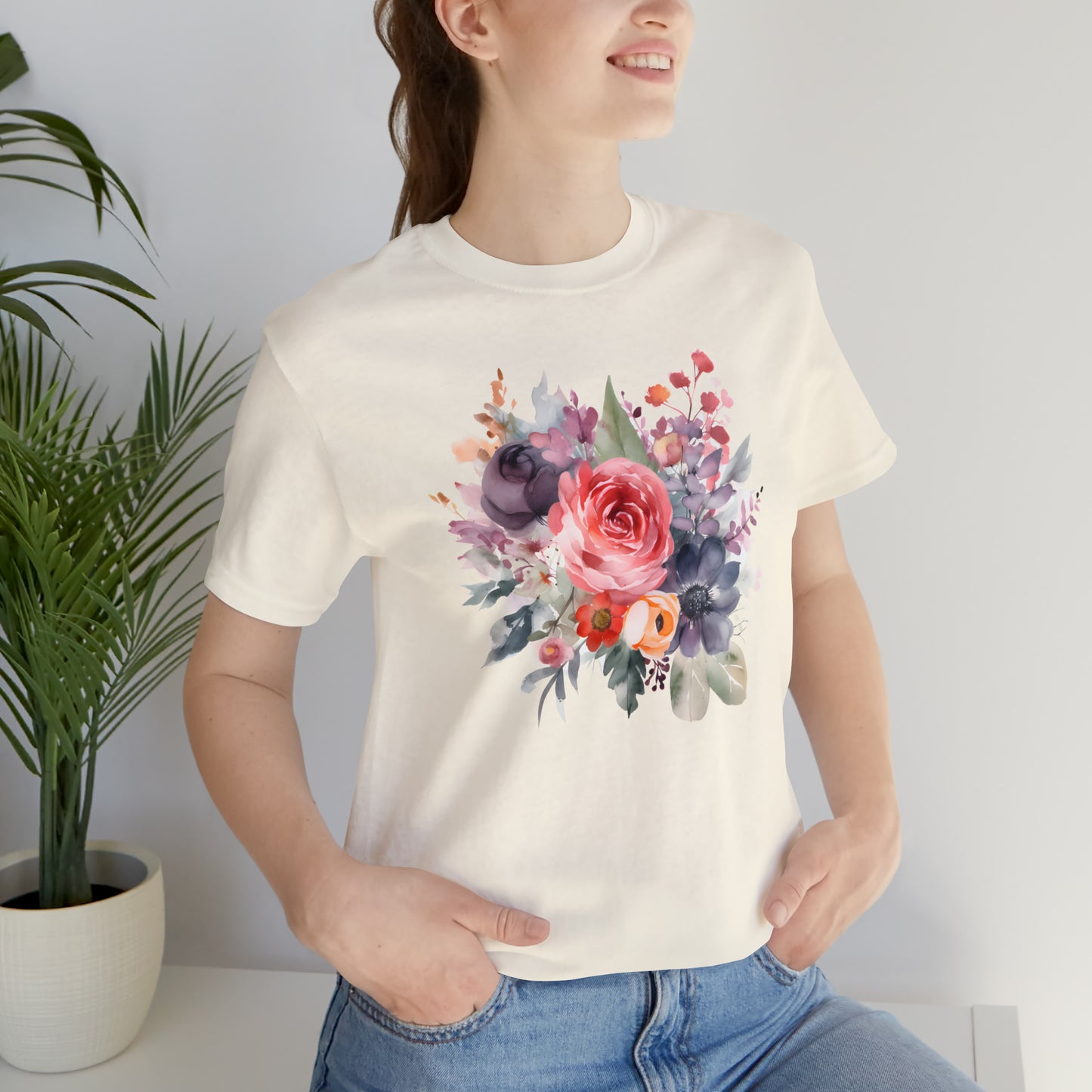 Watercolor Florals Tee (Unisex)