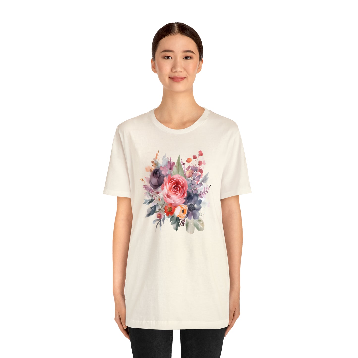 Watercolor Florals Tee (Unisex)
