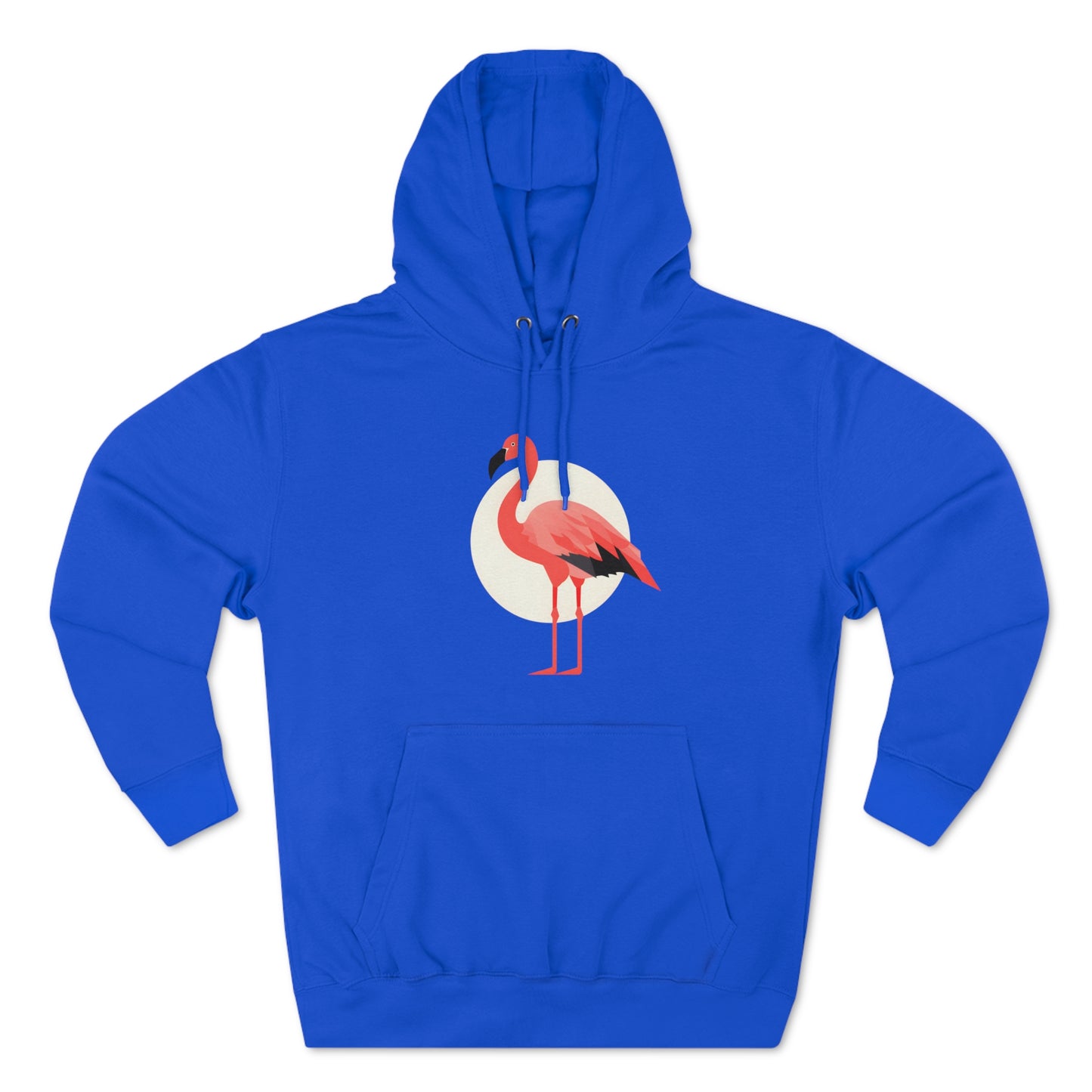 Flamingo and Moon Hoodie (Unisex)