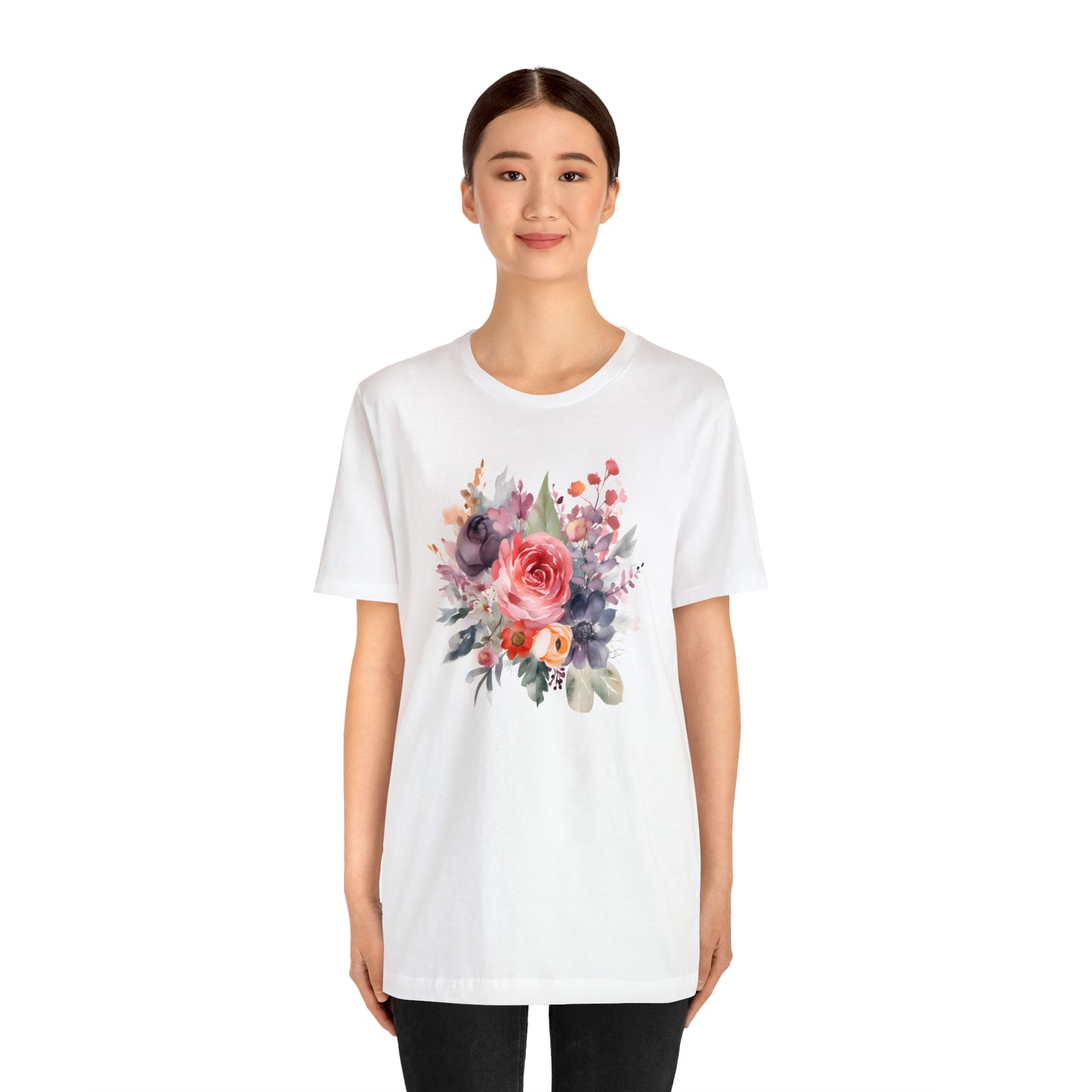 Watercolor Florals Tee (Unisex)