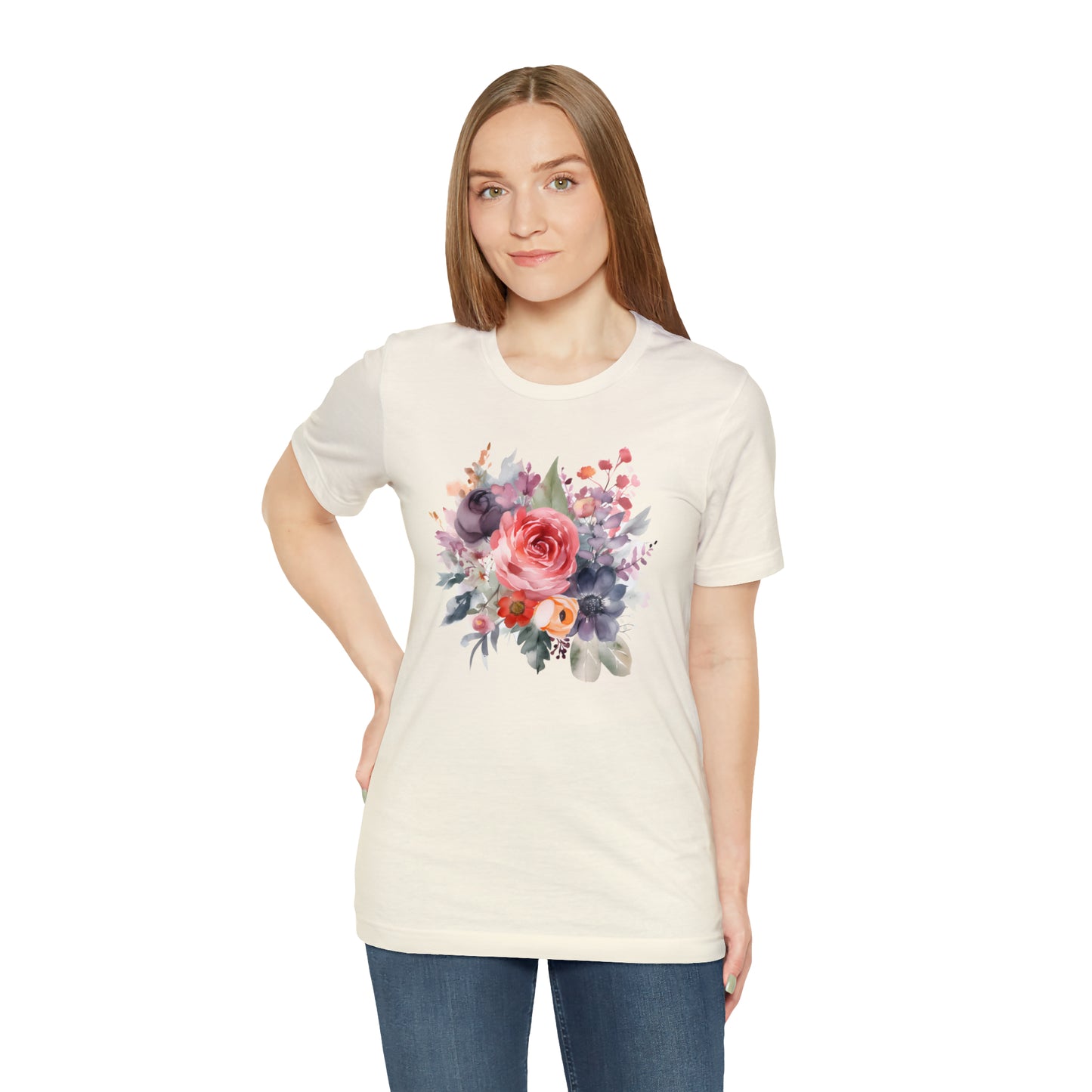 Watercolor Florals Tee (Unisex)